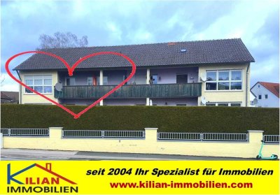 KILIAN IMMOBILIEN!  TOP 3 ZI. ETW MIT 75 M² WFL IN SCHWABACH!  1. OG * BALKON * GARTEN * STELLPLATZ!