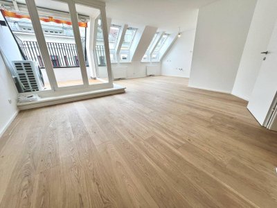 Moderne Maisonette im 1. DG, mit 83.27m², 3 Zimmern &amp; Terrasse für 599.000 €