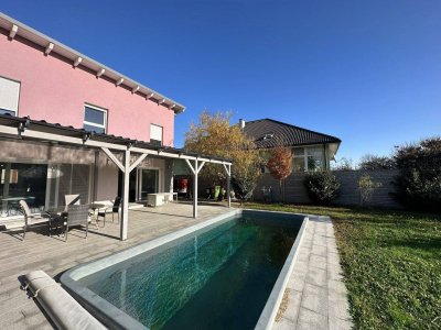 Idyllische Naturlage in Marchegg - Modernes Einfamilienhaus mit Pool &amp; Garten - mit Kaufoption!!