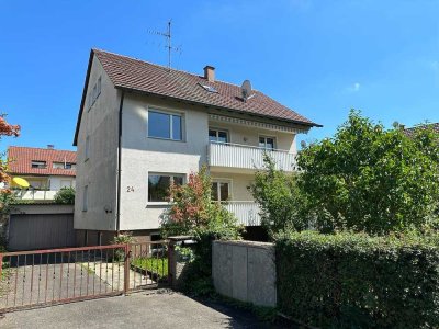 Freistehendes, gepflegtes 3-Familienhaus mit herrlichem großen Gartenbereich in bevorzugter Südlage