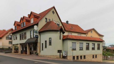 Ihre Chance! Attraktive Traditionsgaststätte mit Wohnhaus im Herzen von Flieden!