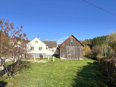 Gemütliches Wohnhaus in ruhiger Ortslage mit weitläufiger Grünfläche