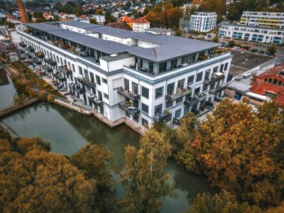 Cotton Lofts: Exklusive 4-Zi.-Whg. an der Wiesent, EBK, Balkon, Gäste-WC, Aufzug, 3x Pkw-Stellplatz