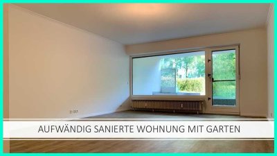 Schöne, helle Drei-Zimmer-Wohnung mit Garten Nähe Herold Center