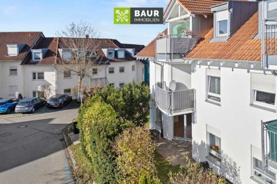 360° |Helle 2-Zimmer-Wohnung mit Terrasse und Tiefgaragenstellplatz in ruhiger Wohnlage von Bad Wald