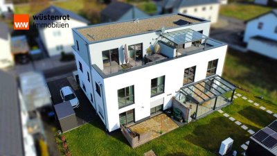 Luxuriöse Maisonettewohnung mit Staffelgeschoss und Dachterrasse in ruhiger Sackgasse im Ermesgraben