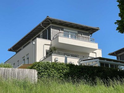 Exklusives Penthouse mit Blick ins Grüne und auf die Berge des Salzburger und Berchtesgadener Landes