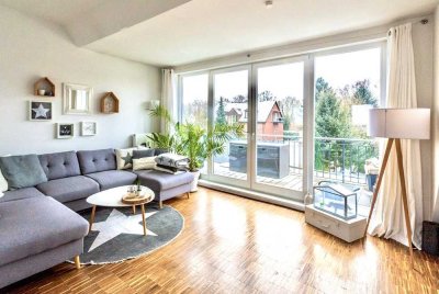 Exklusive, moderne 2,5-Zimmer-Dachgeschosswohnung mit Balkon in Groß Borstel, Hamburg