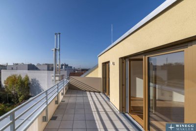 PROVISIONSFREI! Lichtdurchflutete 3-Zimmer-Wohnung mit traumhafter Terrasse | Modern &amp; harmonisch geplant