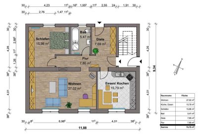 Helle 2-Zimmer-EG-Wohnung in Nittenau *Befristet bis vorauss. Herbst 2026*