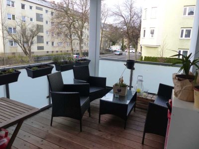 Wunderschöne 72 qm 2-Zimmer-Innenstadt-Wohnung, SW-Balkon, TG-Stellplatz, EBK, Nähe Kahnfahrt