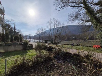 Exklusive, geräumige 1-Zimmer-Wohnung mit Garten und Einbauküche in Heidelberg-Ziegelhausen