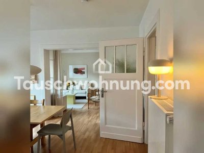 Tauschwohnung: Wunderschöne Altbauwohnung 3,5 Zimmer im grünen Mauritz