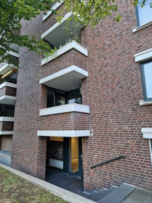 Exklusive 1-Raum-Wohnung mit Balkon und Pantryküche in Düsseldorf