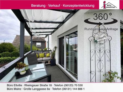 **Haus im Haus** Moderne Maisonettewohnung mit Balkon und Terrasse in Mommenheim