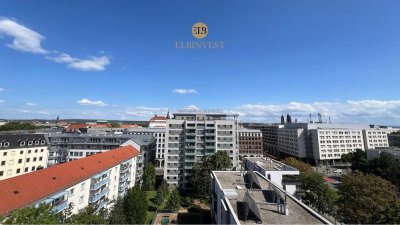 sofort bezugsfähige, neuwertige Wohnung mit Blick über Dresden