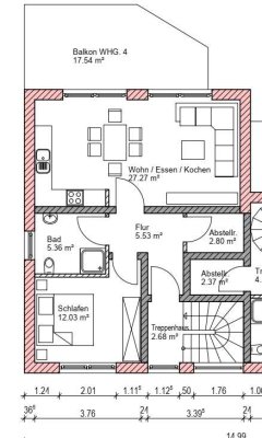 Moderne Wohnung mit tollem Balkon und Weitsicht in Taben-Rodt mit guter Anbindung Luxemburg