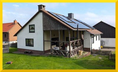 Energetisch Top! Flexibel nutzbares Wohnhaus mit PV-Anlage, Solarthermie und tollem Garten