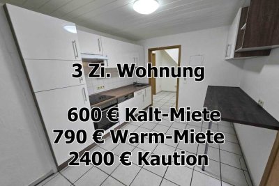 ab sofort - 3 Zimmer Wohnung mit Einbauküche