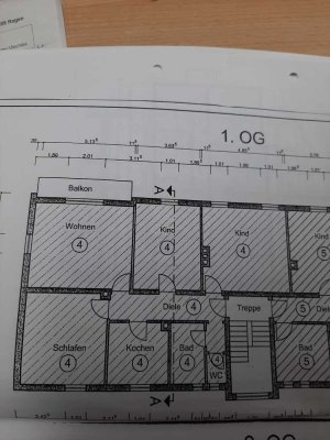 Erstbezug nach Sanierung: schöne 4-Zimmer-Wohnung mit Südbalkon in Regen