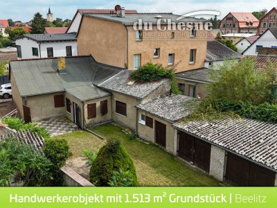 Handwerkerobjekt mit viel Grund und Nebengelass direkt in Beelitz