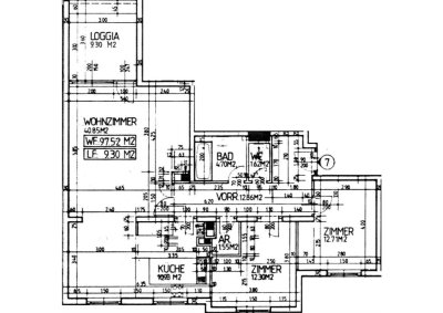 3-Zimmer-Wohnung mit Loggia, Top 424