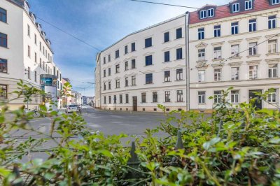 2 Zimmer und ein Süd-Balkon: Vermietete Wohnung in Gohlis-Süd