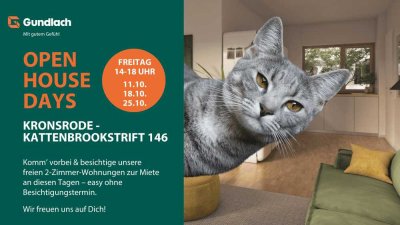 KRONSRODE | helle 3-Zimmer-Wohnung mit Parkettboden im Neubau