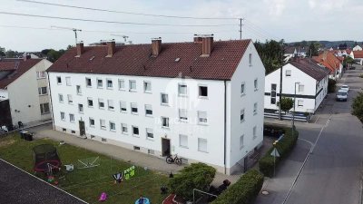 Charmante 2,5-Zimmer-Wohnung, in zentraler Lage von Vöhringen; mit Gemeinschaftsgarten