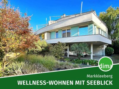 Wellness-Wohnen mit Seeblick, Kamin, Sauna, Whirlpool, Klimaanlage, Garten u.v.m.