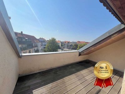 Deine neue Wohnung mit Dachterrasse sowie moderner Einbauküche