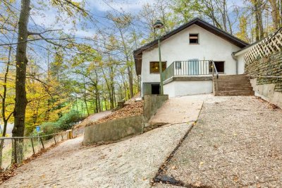 3 Varianten zur Auswahl! Ihr Traum von einem Haus mit Talblick und Bachlauf