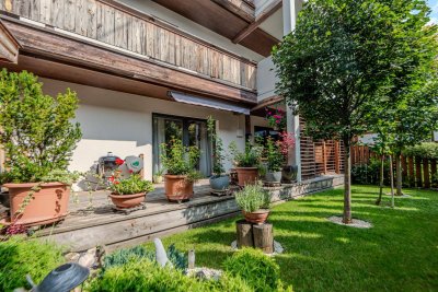 Sonnige Gartenwohnung mit zahlreichen Highlights und Finessen