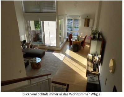 Penthouse-Maisonette-Dachterrasse-Hohe Decken 2 Zimmer Wohnung