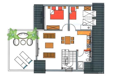 KfW 70 - hochwertig kernsaniert mit großem Südbalkon