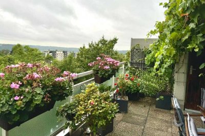 Niemand über Ihnen… Penthouse im 5. Stock mit fabelhaftem Blick über das Ruhrtal