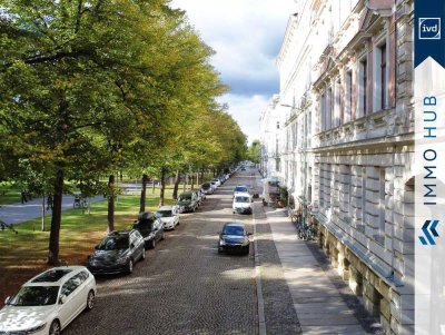 ++ 2-Raum-Erdgeschosswohnung mit Balkon im Hinterhaus in bester Lage ++