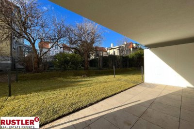 Westlich ausgerichtete 2 Zimmerwohnung mit Terrasse und Garten in begehrter Lage von Mödling