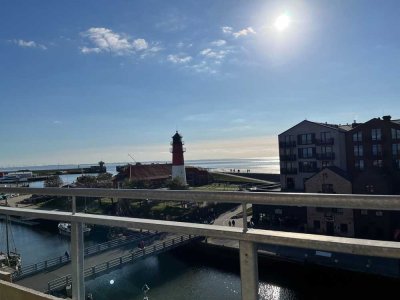 Büsum/Hafen: Großzügige 3 Zimmer Wohnung (Whg. 11) in Neubauanlage mit Blick auf den Museumshafen