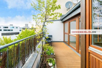 IMMOBERLIN.DE - Sehr attraktive Wohnung mit Westterrasse in Toplage