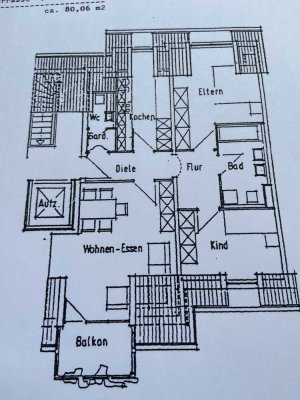 Ansprechende 3-Zimmer-Wohnung mit gehobener Innenausstattung mit Balkon in Rastatt