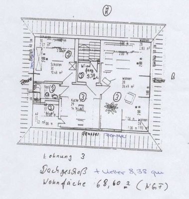 Dachgeschosswohnung im gepflegtem Altbau ohne zusätzliche Provision