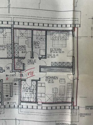 Ihr neues Zuhause: Stilvolle & gepflegte 3-Raum-DG-Wohnung mit EBK in Alzey