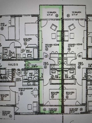 Vermiete eine 2 Zi-Whng. mit schön
geschnittenem Balkon, München – Grosshadern