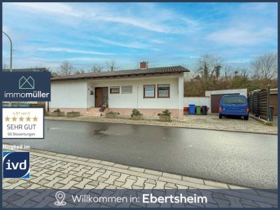 Gepflegter Bungalow mit Garage in guter Lage von Ebertsheim.