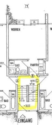 Möblierte 1-Raum-EG-Wohnung mit Balkon und Einbauküche in Göttingen