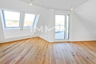 2 Zimmer DG-Wohnung mit großflächiger Dachterrasse und freiem Blick! PROVISIONSFREI!