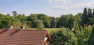 Herrliche 3 Zi Wohnung mit Carport und Blick auf die Isar