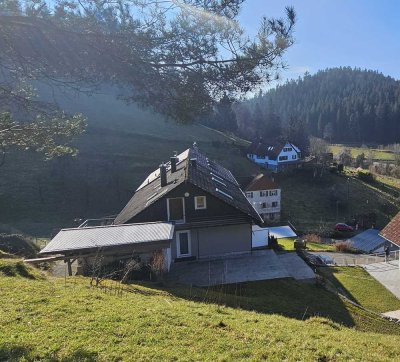 Schöne 2,5-Zimmer-Dachgeschosswohnung mit Balkon in Enzklösterle-Gompelscheuer