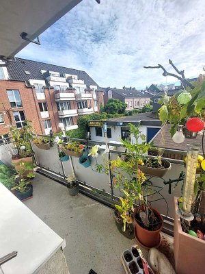 Gemütliche Wohnung mit Balkon: Vermietete 3-Zimmer-Wohnung